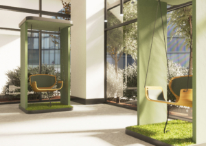 Bejot-SocialSwing-Biophilic-design--kantoor-schommel