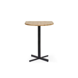 Bejot-Table-Cross-statafel-hoge-tafel-hout-metalen-zwart-onderstel-houten-tafelblad-halfrond-tafel