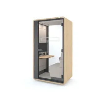 Hushoffice Hushhybrid akoestische werkplek voor op kantoor