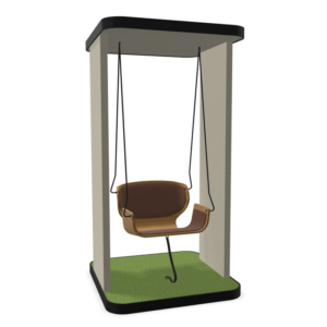 Bejot-Social-Swing-schommelstoel-kantoorschommel-schommel-creatief-biophilic-design-uniek-product-schommel-beige-houten-stoel-1-persoons