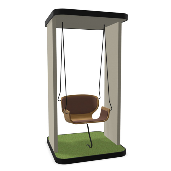 Bejot-Social-Swing-schommelstoel-kantoorschommel-schommel-creatief-biophilic-design-uniek-product-schommel-beige-houten-stoel-1-persoons