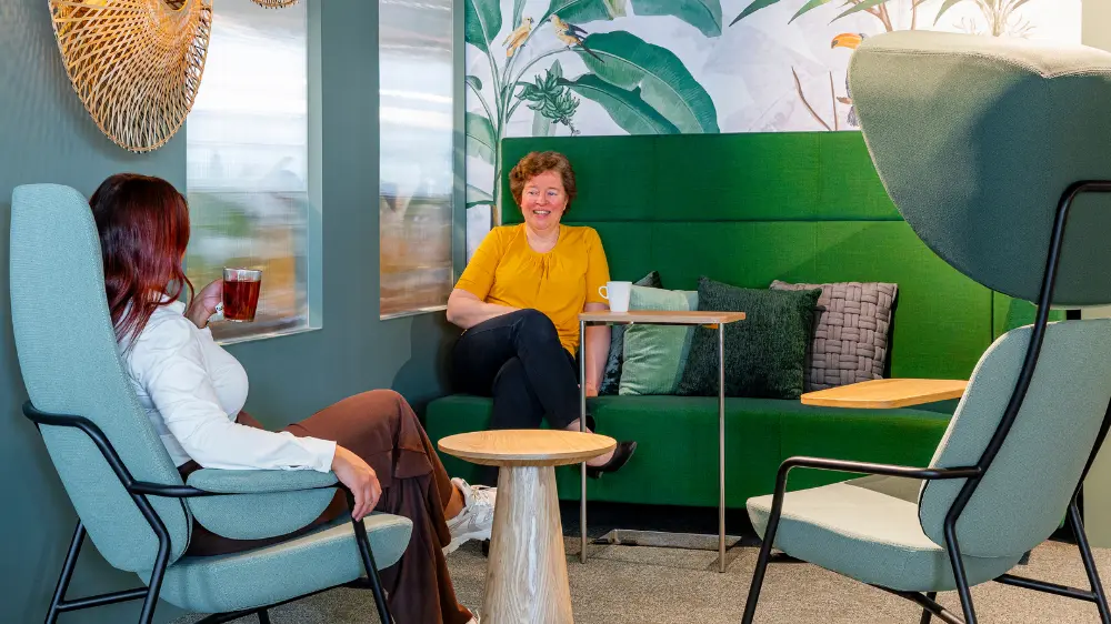 Biophilic-kantoorinrichting