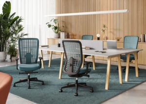 Rim flexi en space bureaustoelen