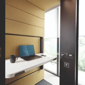 Hushoffice Hushwork akoestische werkplek voor op kantoor