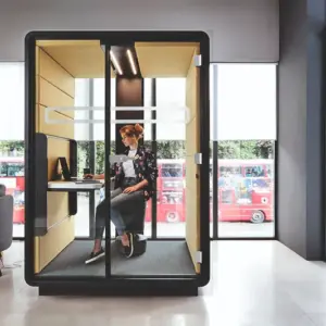 Hushoffice Hushwork akoestische werkplek voor op kantoor