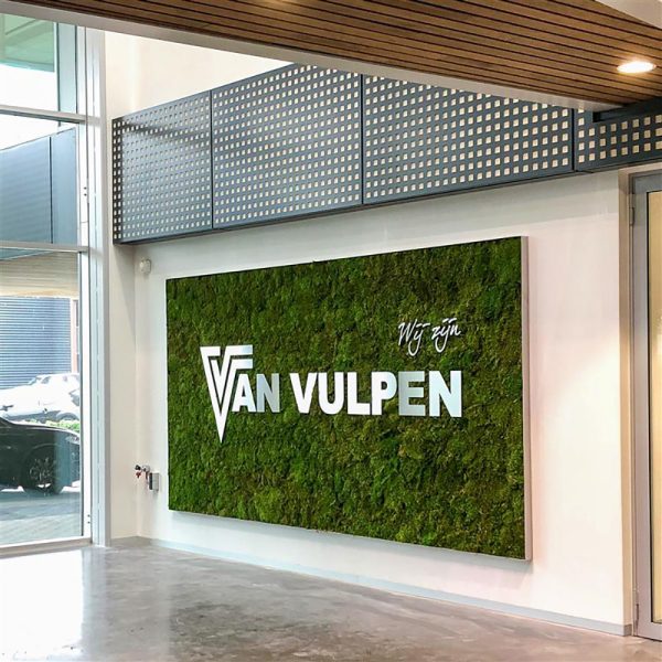 Be-Max-Office-Concepts-mosschilderij-logo-op-maat-mos-wand-moswand-groen-moslogo-kantoor