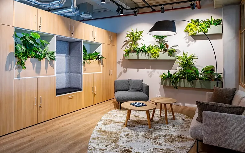 Be-max biophilic design interieur en kantoorinrichting expert biofilia inrichting