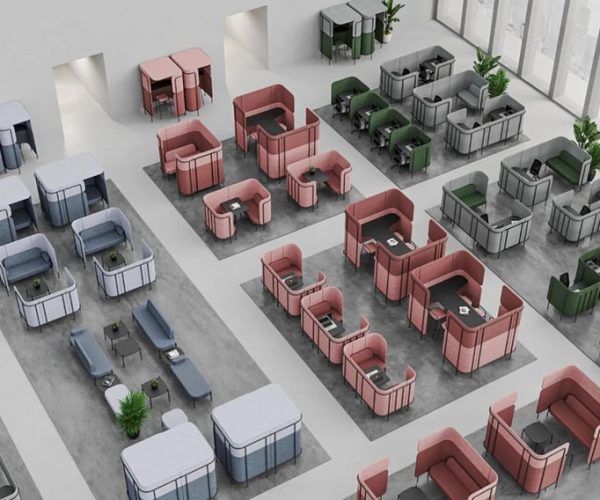 Bejot-Leaf-Pod-akoestische-oplossingen-kantoormeubilair-kantoor-kantoorinrichting-modulair-treinzitje-bank