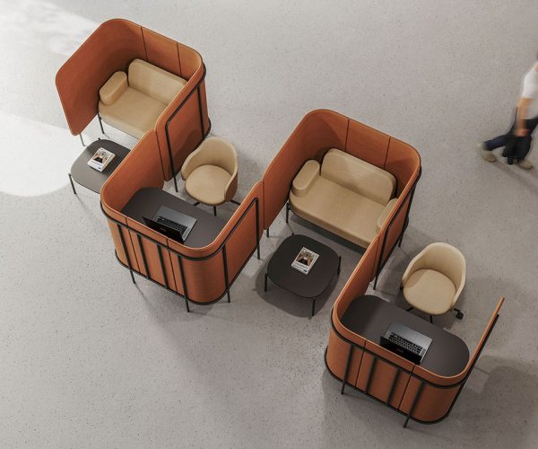 Bejot-Leaf-Pod-akoestische-oplossingen-kantoormeubilair-kantoor-kantoorinrichting-modulair-treinzitje-bank