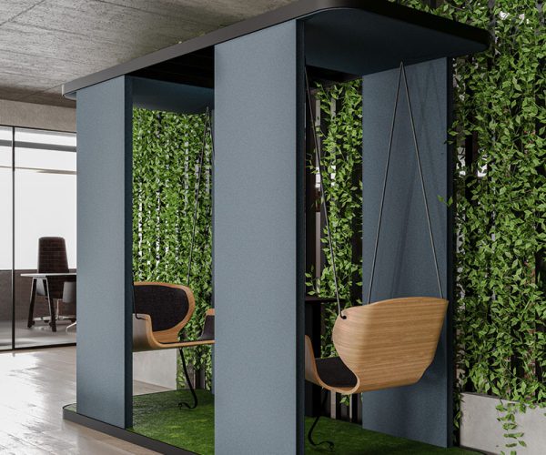 Bejot-SocialSwing-Biophilic-design--kantoor-schommel
