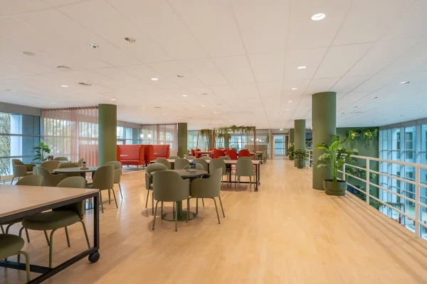 Be-max biophilc design project ontmoetingsplek vergaderruimte biofiel meubilair