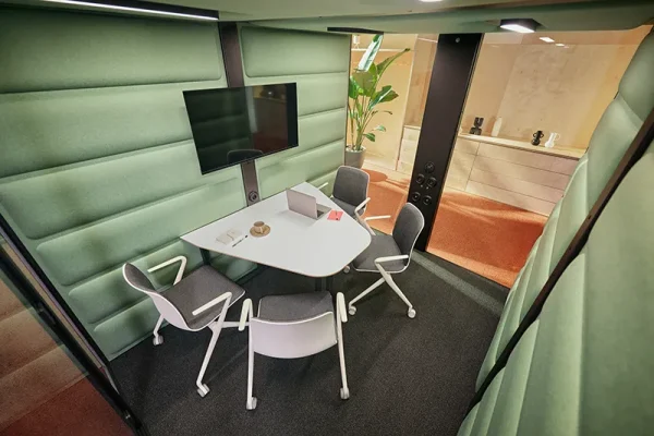 Hushoffice Hushfree L premium akoestische cabine kantoor