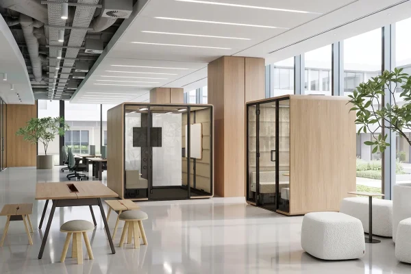 Hushoffice Hushfree L premium akoestische cabine kantoor
