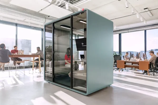 Hushoffice Hushfree M 4-persoons akoestische cabine voor focus en samenwerking