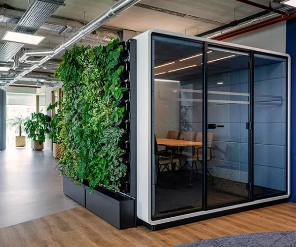 Hushoffice Hushmeet L kantoor unit voor op de werkvloer