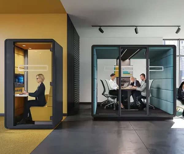 Hushoffice Hushmeet L kantoor unit voor op de werkvloer