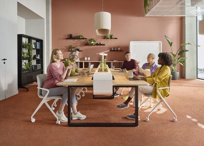 Hushoffice-hushspot-vergadertafel-flexwerkplek-bureau-hybride-werkplek