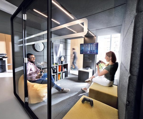 Mikomax-Hush-Meet-mobiele-akoestische-vrijstaande-vergaderruimte-vergader-unit-cabine-pod-kantooroplossing