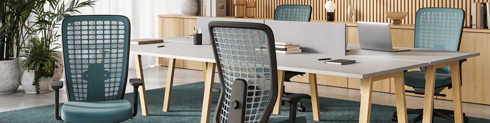 Rim flexi en space bureaustoelen